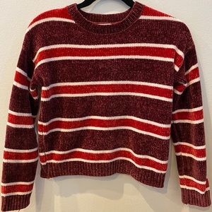 Forever 21 Thick and Fluffy Striped Sweater